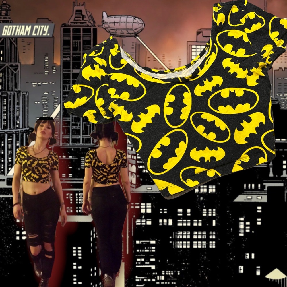 ✨Batman/DC comics crop top